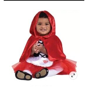 New Little Red Riding Hood Halloween‎ Costume Infant 0 to 6 Months